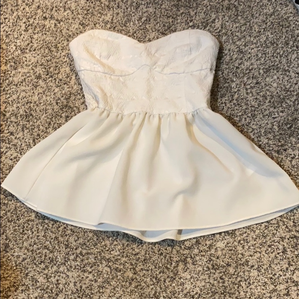 H&M DIVIDED strapless cute tight shirt/top tube SM